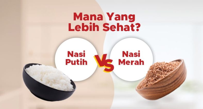Kandungan Gizi Nasi Merah dibanding Nasi Putih